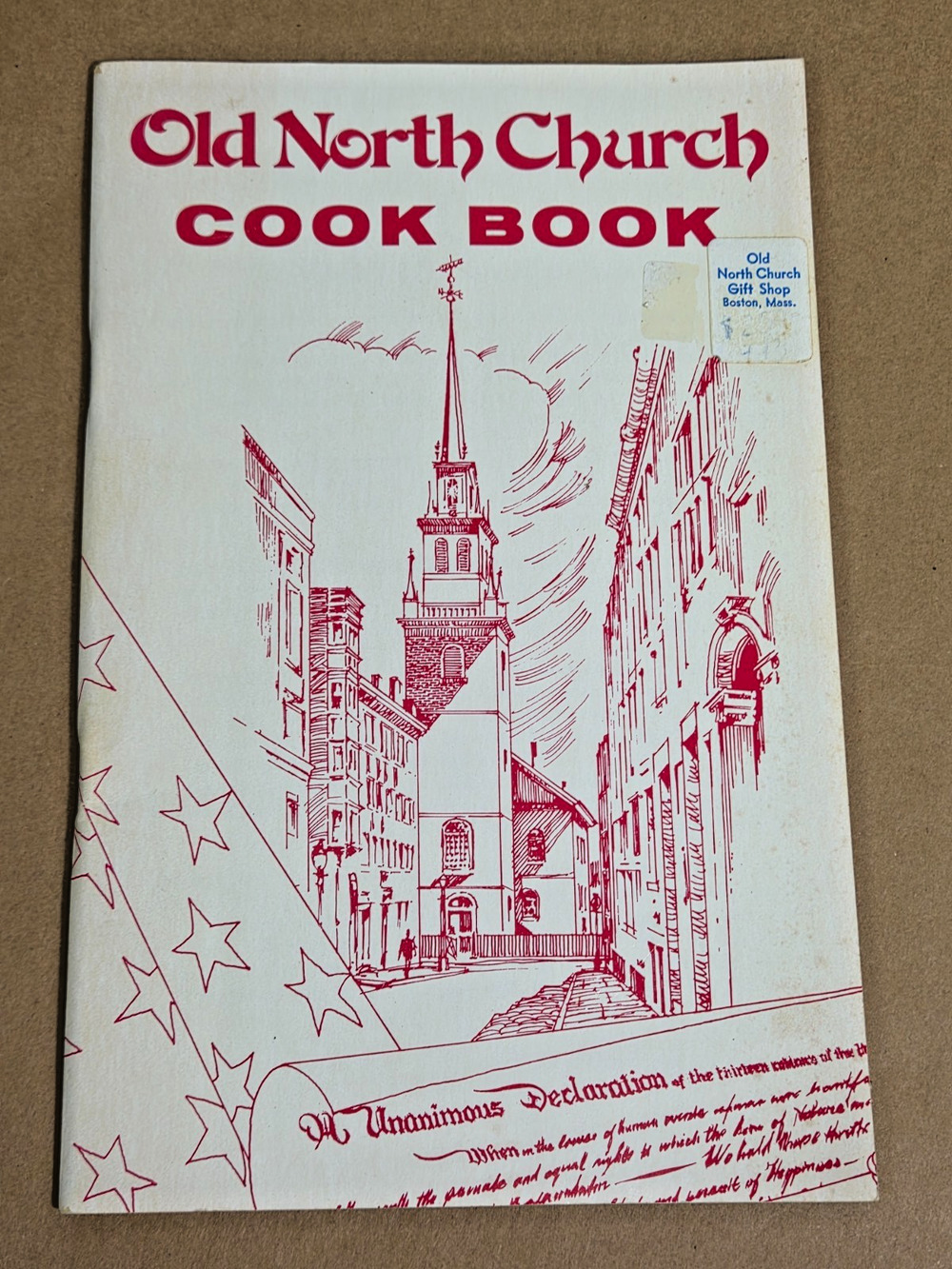 Vintage Old North Church Boston Cook Book | New England Recipes Dorothy Larson
